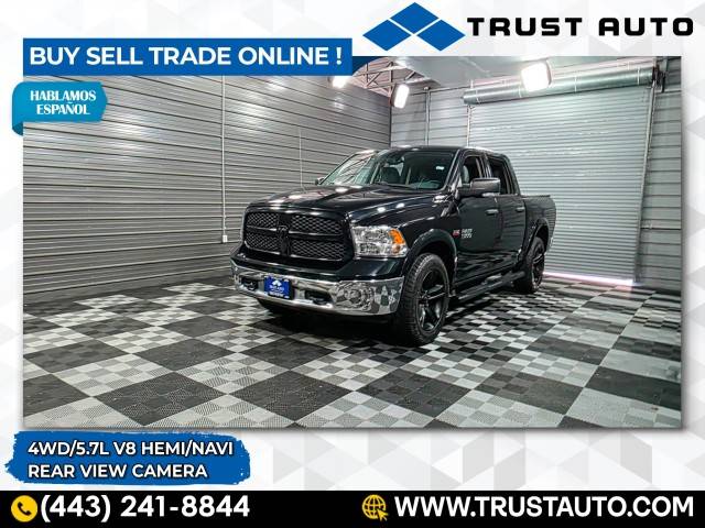 2017 Ram 1500 SLT — Pickup Truck — 81,035 mi — Sykesville, MD