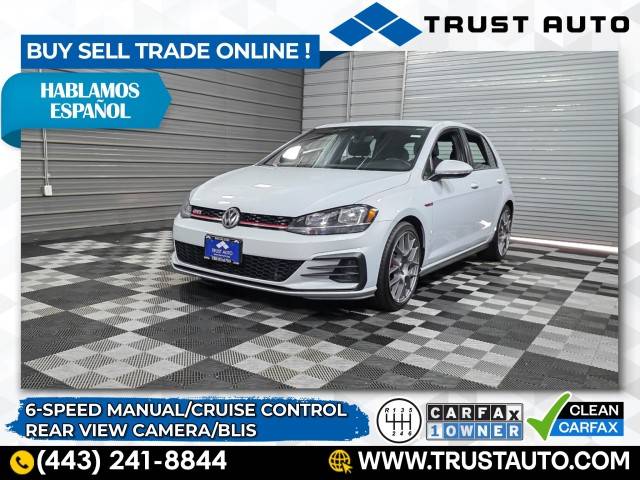 2019 Volkswagen Golf GTI S — Hatchback — 41,913 mi — Sykesville, MD