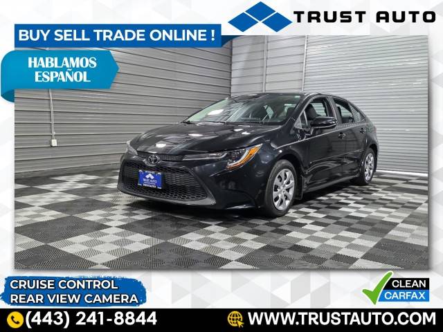2020 Toyota Corolla LE — Sedan — 21,617 mi — Sykesville, MD