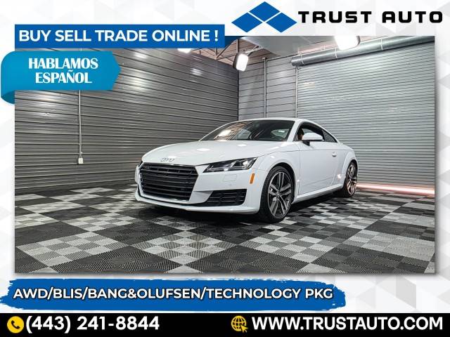 2016 Audi TT 2.0T — Coupe — 20,050 mi — Sykesville, MD