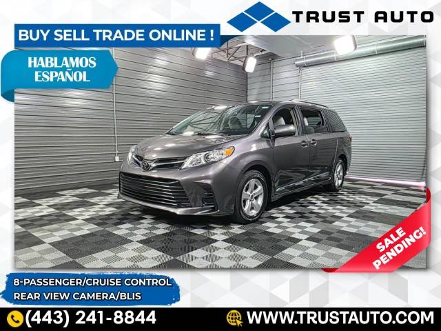 2020 Toyota Sienna LE — Minivan — 16,187 mi — Sykesville, MD