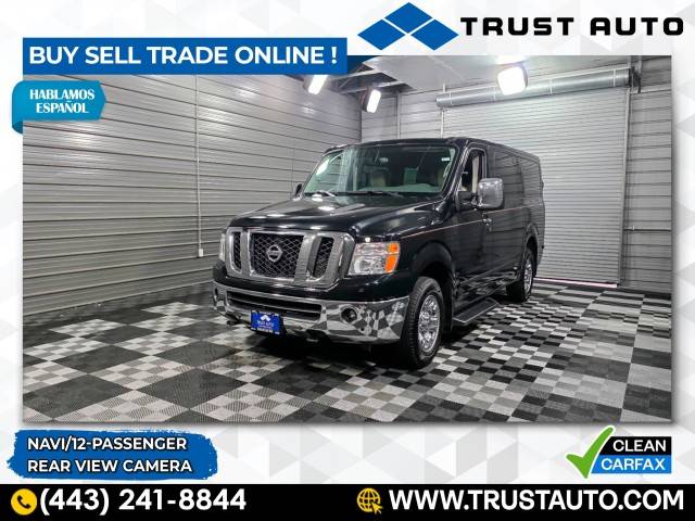 2021 Nissan NV Passenger NV3500 HD SL — Passenger Van — 41,561 mi — Sykesville, MD