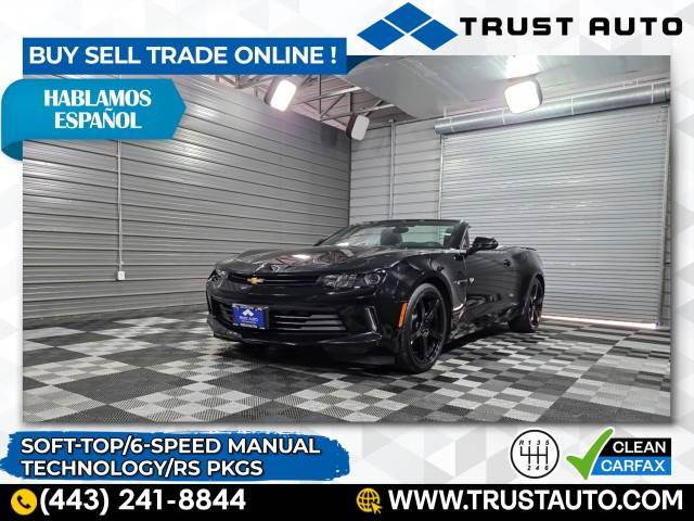 2017 Chevrolet Camaro 1LT — Convertible — 12,614 mi — Sykesville, MD