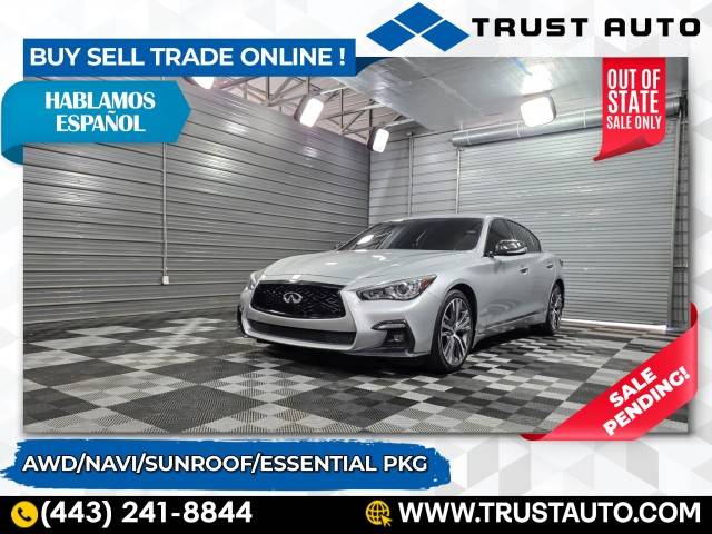 2018 INFINITI Q50 3.0t SPORT — Sedan — 61,579 mi — Sykesville, MD