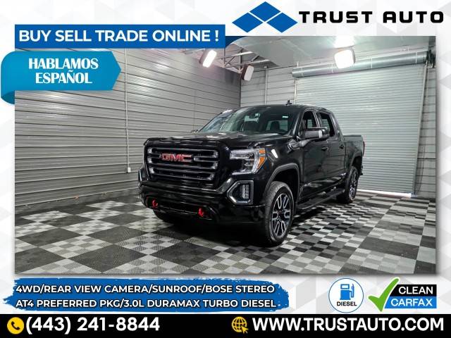2021 GMC Sierra 1500 AT4 — Pickup Truck — 39,418 mi — Sykesville, MD