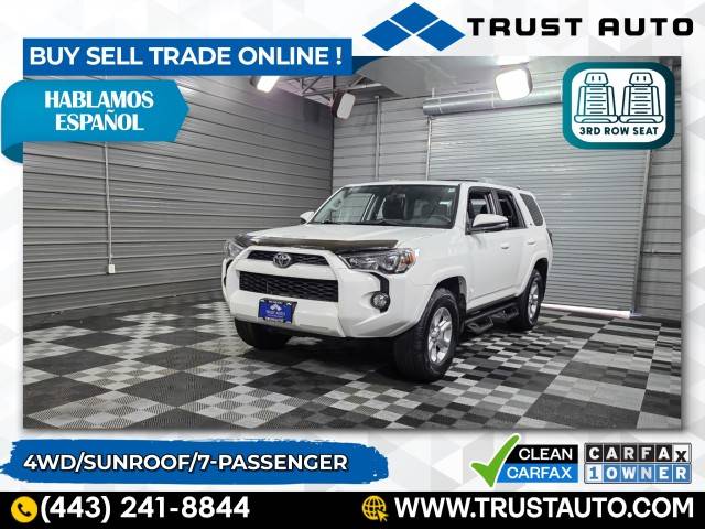 2017 Toyota 4Runner SR5 Premium — SUV — 49,785 mi — Sykesville, MD