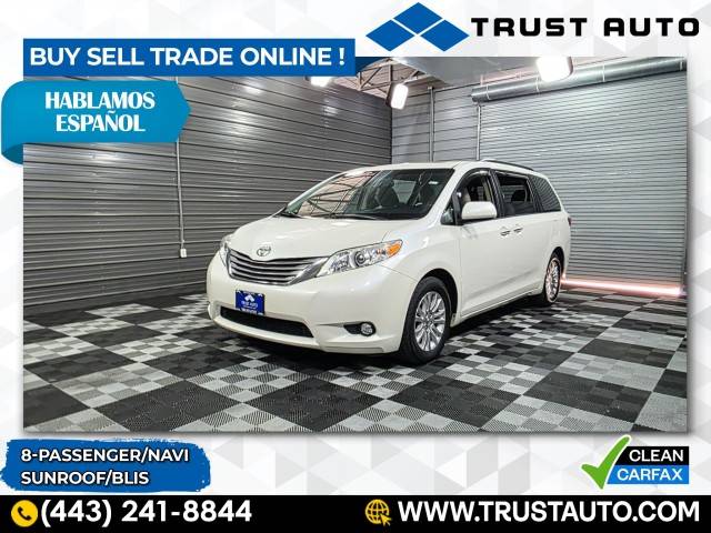 2017 Toyota Sienna XLE — Minivan — 48,611 mi — Sykesville, MD