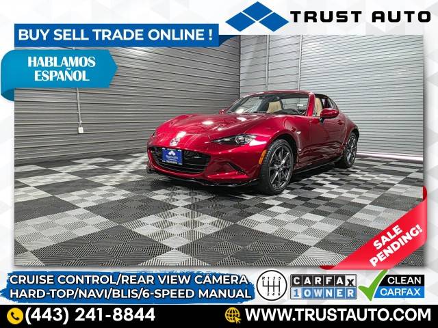 2019 Mazda MX-5 Miata Grand Touring — Convertible — 9,729 mi — Sykesville, MD