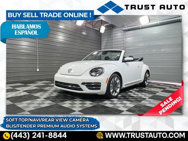 2017 Volkswagen Beetle 1.8T SEL — Convertible — 39,949 mi — Sykesville, MD