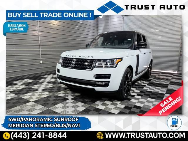 2016 Land Rover Range Rover Diesel HSE — SUV — 92,848 mi — Sykesville, MD