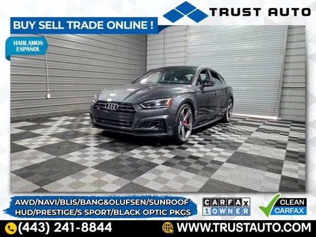 2019 Audi S5 Prestige — Hatchback — 42,379 mi — Sykesville, MD