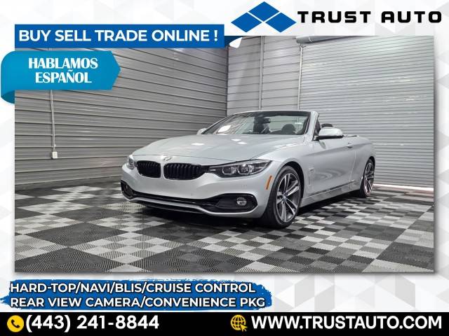 2020 BMW 4 Series 430i — Convertible — 53,434 mi — Sykesville, MD
