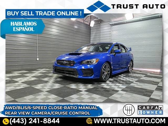 2021 Subaru WRX STI — Sedan — 48,790 mi — Sykesville, MD