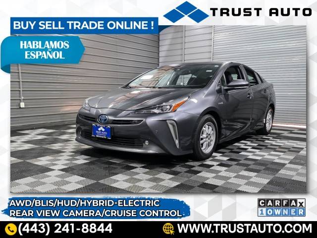 2022 Toyota Prius XLE — Hatchback — 77,119 mi — Sykesville, MD