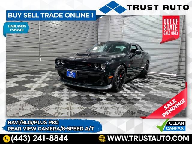2019 Dodge Challenger R/T Scat Pack — Coupe — 30,417 mi — Sykesville, MD