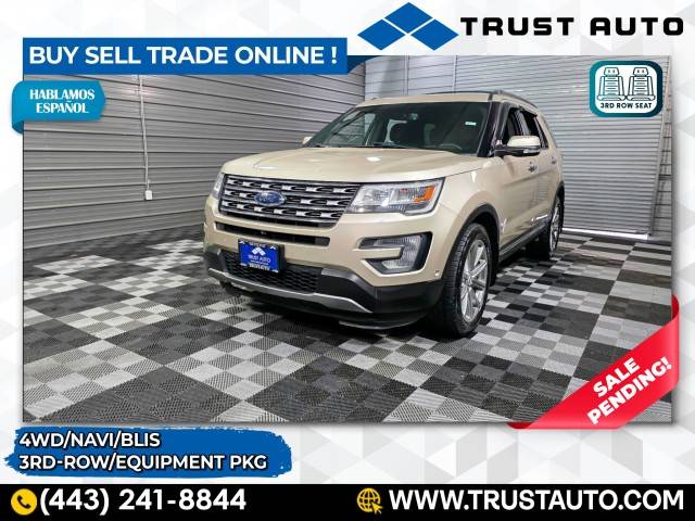 2017 Ford Explorer Limited — SUV — 77,055 mi — Sykesville, MD