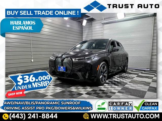 2024 BMW iX M60 — SUV — 1,011 mi — Sykesville, MD