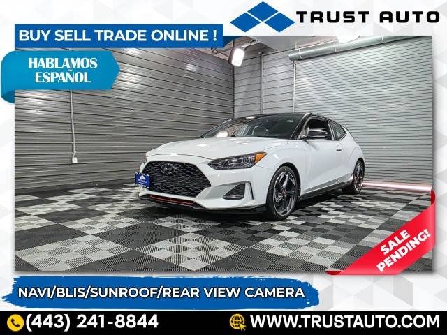 2019 Hyundai Veloster Turbo Ultimate — Hatchback — 69,716 mi — Sykesville, MD