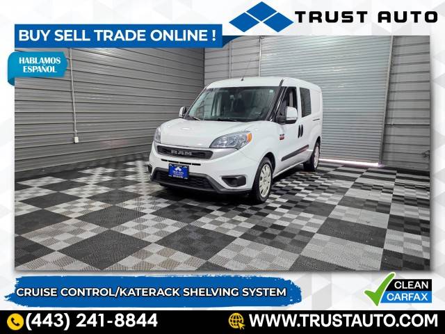 2019 Ram ProMaster City Cargo Van Tradesman SLT — Cargo Van — 68,645 mi — Sykesville, MD