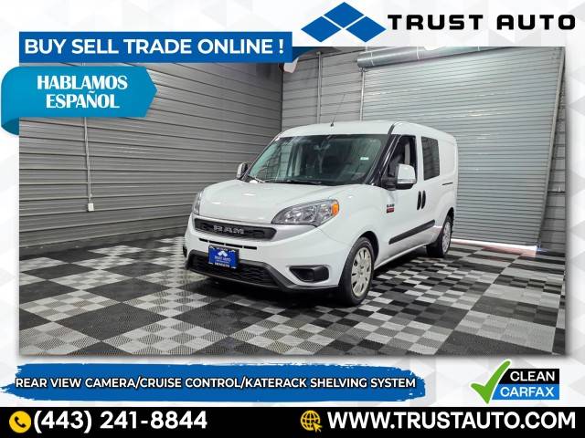 2019 Ram ProMaster City Cargo Van Tradesman SLT — Cargo Van — 55,300 mi — Sykesville, MD