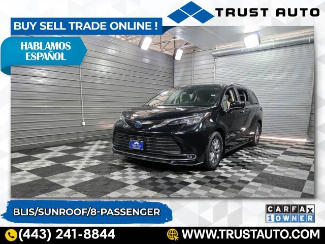2022 Toyota Sienna XLE — Minivan — 52,005 mi — Sykesville, MD