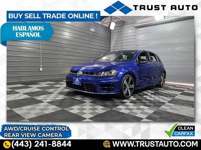 2016 Volkswagen Golf R Base — Hatchback — 26,698 mi — Sykesville, MD