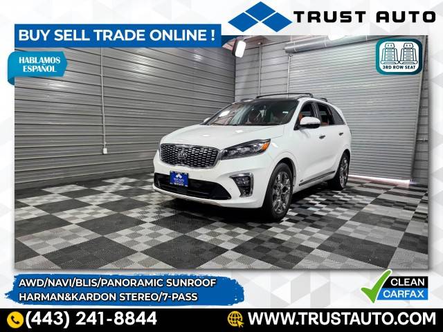 2019 Kia Sorento SX Limited V6 — SUV — 58,398 mi — Sykesville, MD