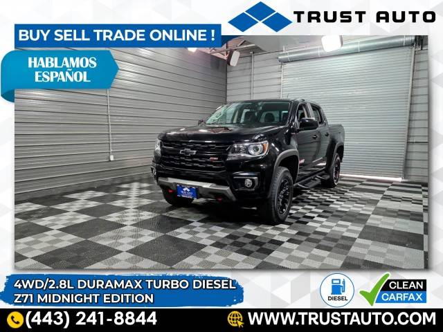 2021 Chevrolet Colorado Z71 — Pickup Truck — 55,727 mi — Sykesville, MD