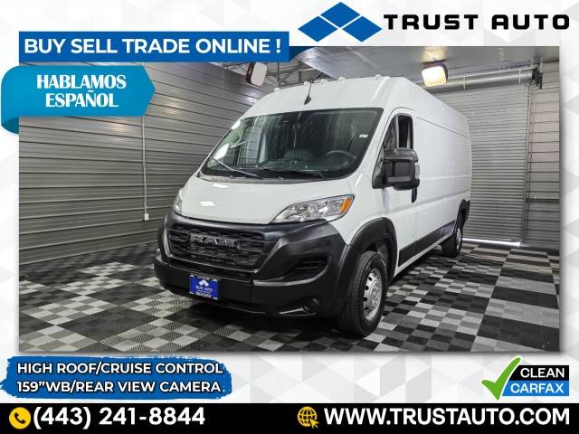 2023 Ram ProMaster Cargo Van 2500 — Cargo Van — 10,902 mi — Sykesville, MD