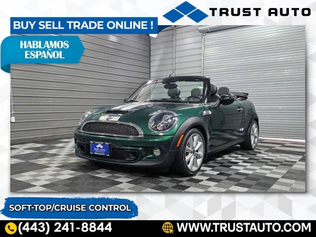 2015 MINI Convertible Cooper S — Convertible — 53,979 mi — Sykesville, MD