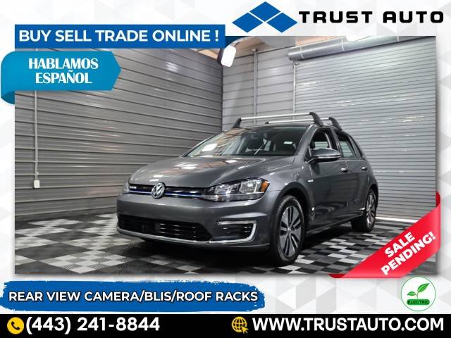 2019 Volkswagen e-Golf SE — Hatchback — 48,760 mi — Sykesville, MD
