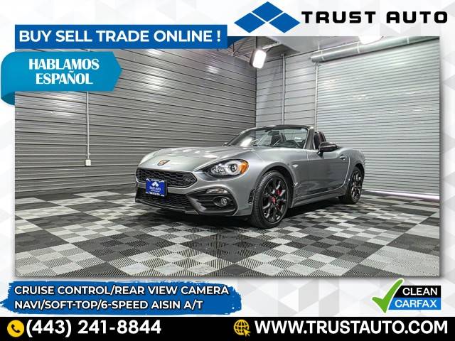 2017 FIAT 124 Spider Elaborazione Abarth — Convertible — 36,848 mi — Sykesville, MD