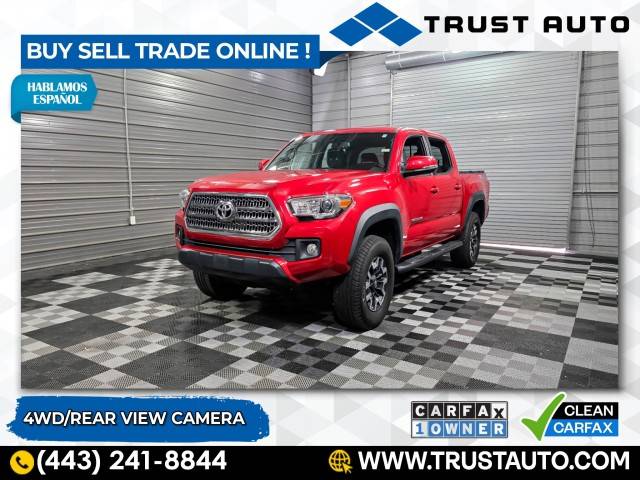 2017 Toyota Tacoma TRD Off Road — Pickup Truck — 52,041 mi — Sykesville, MD