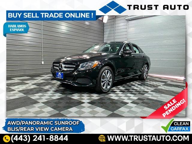 2017 Mercedes-Benz C-Class C 300 — Sedan — 54,740 mi — Sykesville, MD
