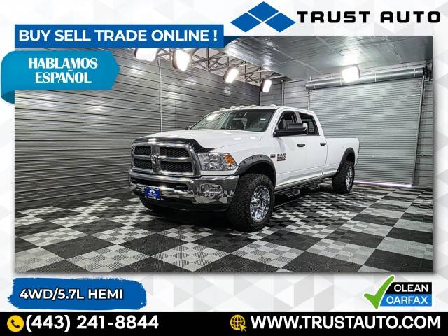 2017 Ram 3500 SLT — Pickup Truck — 67,929 mi — Sykesville, MD