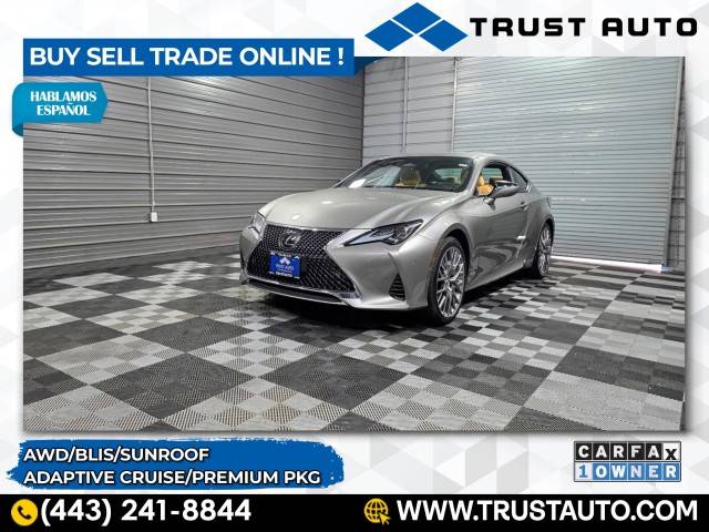 2019 Lexus RC RC 300 — Coupe — 21,095 mi — Sykesville, MD