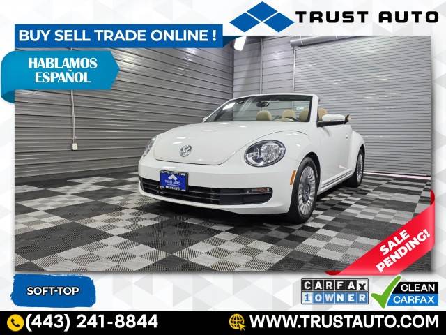 2015 Volkswagen Beetle 1.8T — Convertible — 42,098 mi — Sykesville, MD