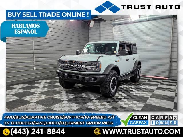 2022 Ford Bronco Badlands — SUV — 13,386 mi — Sykesville, MD
