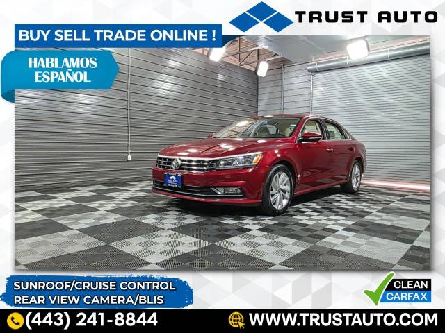 2018 Volkswagen Passat 2.0T SE — Sedan — 51,546 mi — Sykesville, MD