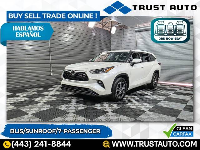 2021 Toyota Highlander XLE — SUV — 39,094 mi — Sykesville, MD