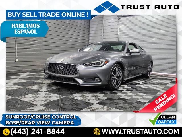 2018 INFINITI Q60 3.0t LUXE — Coupe — 66,289 mi — Sykesville, MD