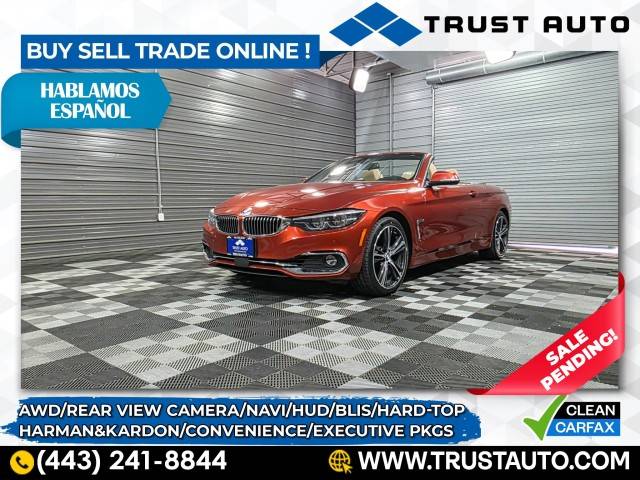 2020 BMW 4 Series 430i — Convertible — 60,207 mi — Sykesville, MD