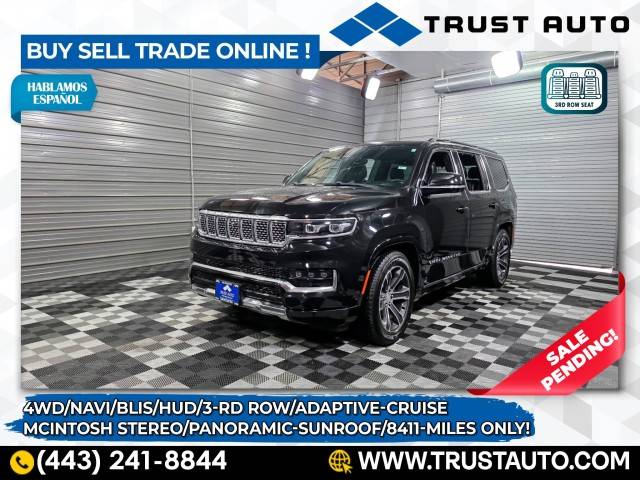 2022 Jeep Grand Wagoneer Series I — SUV — 8,411 mi — Sykesville, MD