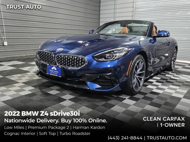 2022 BMW Z4 30i — Convertible — 6,624 mi — Sykesville, MD