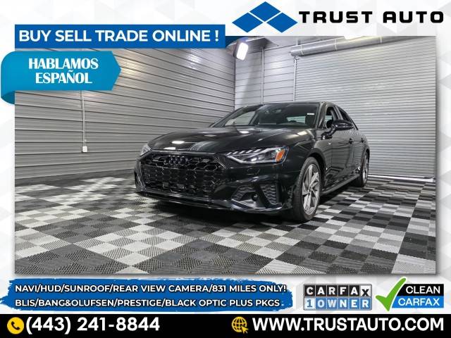2023 Audi A4 S line Prestige — Sedan — 831 mi — Sykesville, MD