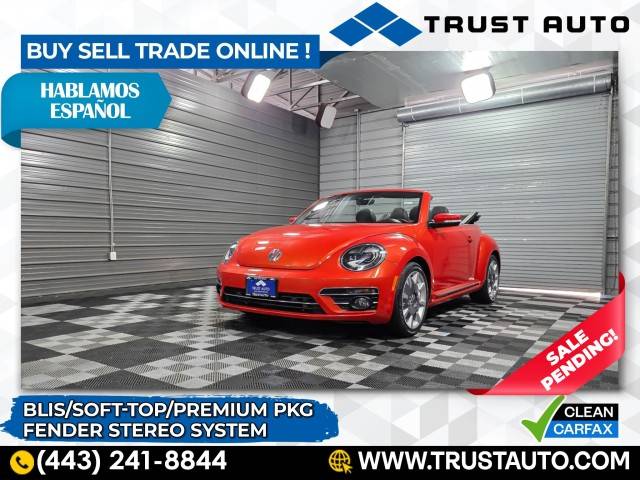 2019 Volkswagen Beetle SE — Convertible — 18,410 mi — Sykesville, MD