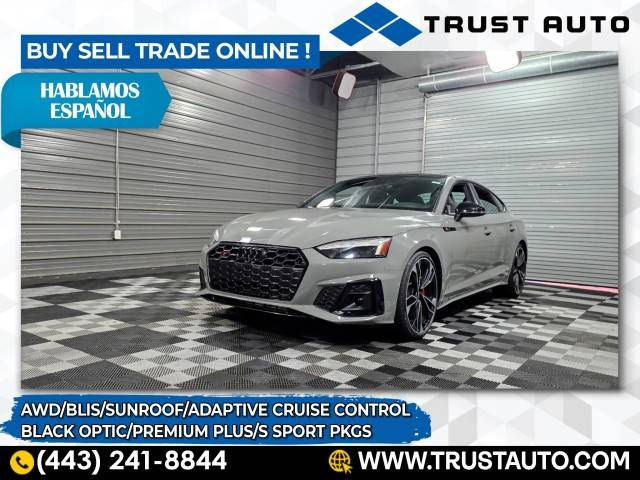 2021 Audi S5 Premium Plus — Hatchback — 51,357 mi — Sykesville, MD