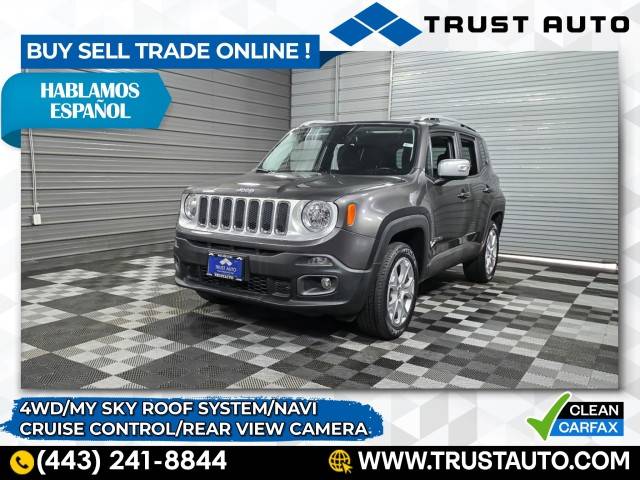 2017 Jeep Renegade Limited — SUV — 9,089 mi — Sykesville, MD