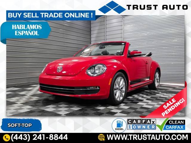 2014 Volkswagen Beetle TDI — Convertible — 47,831 mi — Sykesville, MD