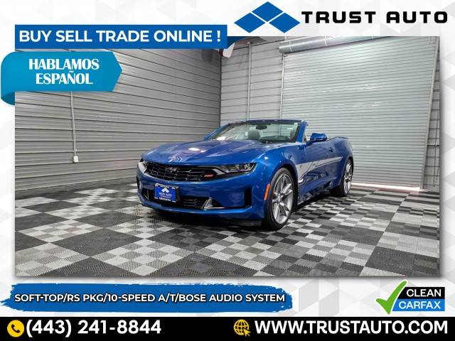 2020 Chevrolet Camaro 1LT — Convertible — 14,253 mi — Sykesville, MD